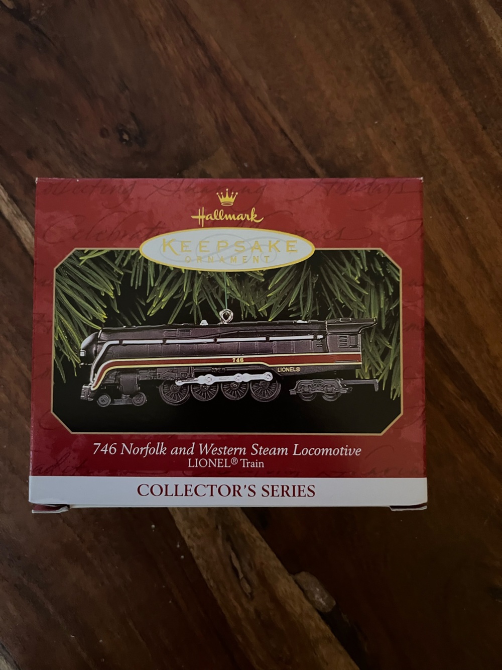Hallmark 1999 Lionel Train 746 Norfolk and Western Steam Locomotive Ornament NEW